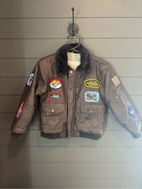 Kid’s Top Gun style Pilot Bomber Jacket